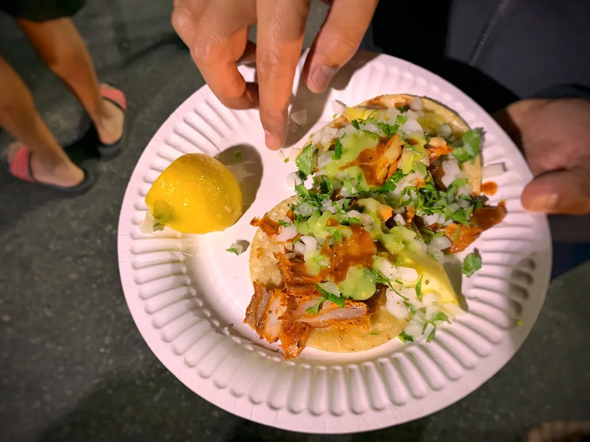 Mexican food typical of Papi Chulo